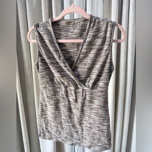 Sleeveless V-Neck Top